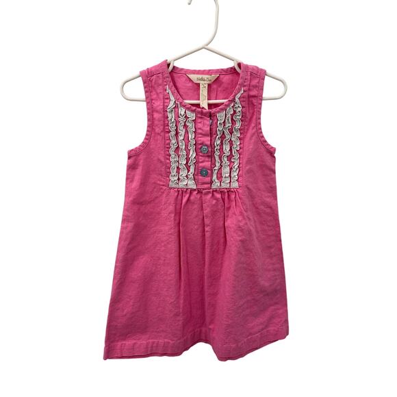 MATILDA JANE Linen Cotton Pink Dress // 6 - Picture 1 of 5